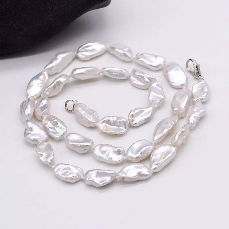 Classic natural shape white baroque pearl necklace natural lrregular shape freshwater pearl necklace glamour
Classic natural shape white baroque pearl necklace natural lrregular shape freshwater pearl necklace glamour