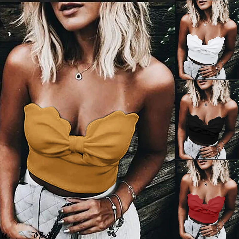Meihuida Women Summer Strapless Solid Tube Tops Ladies Bra Crop Tops Bandeau Sexy Women's Tops 2019 Fashion Clothing
Meihuida Women Summer Strapless Solid Tube Tops Ladies Bra Crop Tops Bandeau Sexy Women's Tops 2019 Fashion Clothing