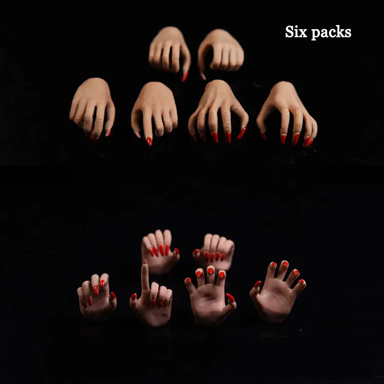 Wheat White Six Pcs Replaceable Hand Model Two Colors Optional 1/6 Action Figure Scale Model Accessories Plastic Body Claw Hand
Wheat White Six Pcs Replaceable Hand Model Two Colors Optional 1/6 Action Figure Scale Model Accessories Plastic Body Claw Hand