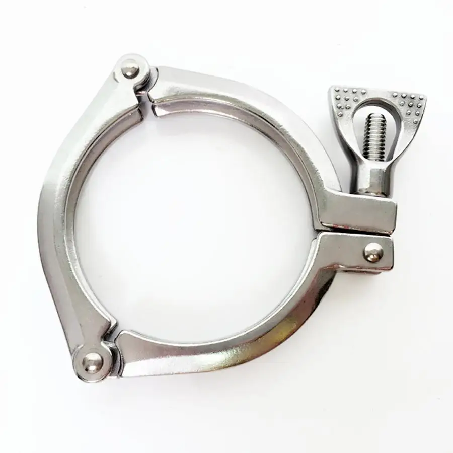 3" Tri Clamp 304 Stainless Steel Threee Section Sanitary Fitting 91mm Ferrule OD Fit 76mm Pipe OD For Homebrew Beer
3" Tri Clamp 304 Stainless Steel Threee Section Sanitary Fitting 91mm Ferrule OD Fit 76mm Pipe OD For Homebrew Beer
