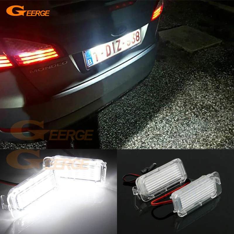 For Ford Mondeo BA7 saloon estate 2008-2014 Excellent Ultra bright 3528 Led License plate lamp light No OBC error
For Ford Mondeo BA7 saloon estate 2008-2014 Excellent Ultra bright 3528 Led License plate lamp light No OBC error