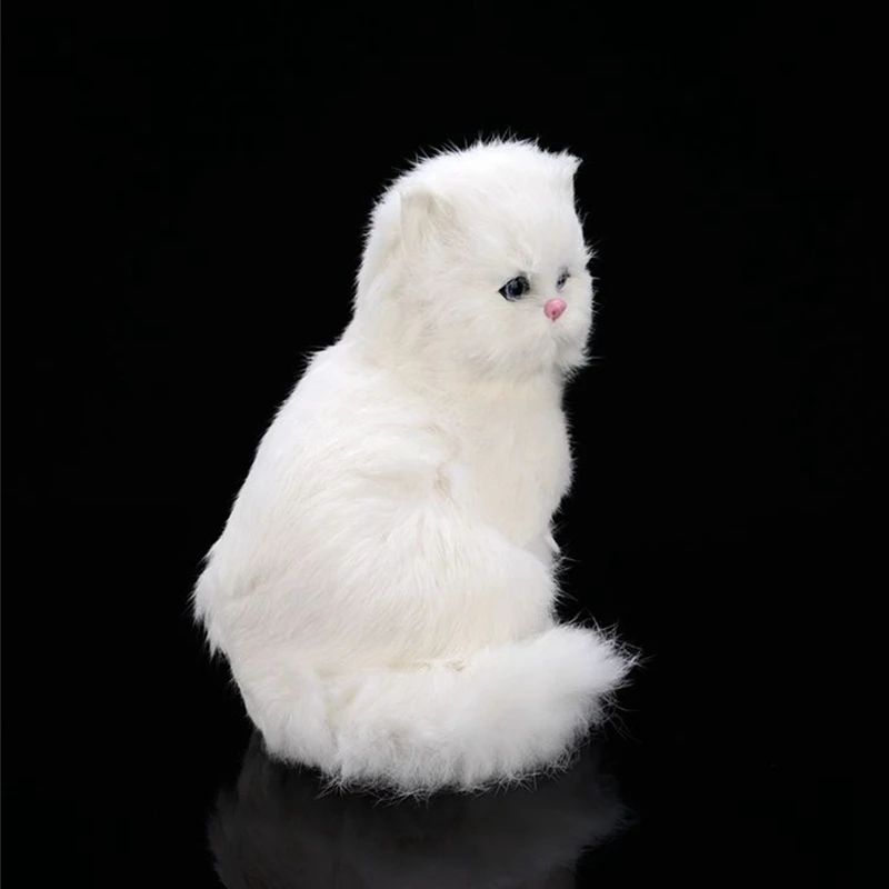 simulation cat mini persian cat model plush toys home accessories deco for children girlfriends birthday gifts 16x12x18cm DY80045 (4)_1