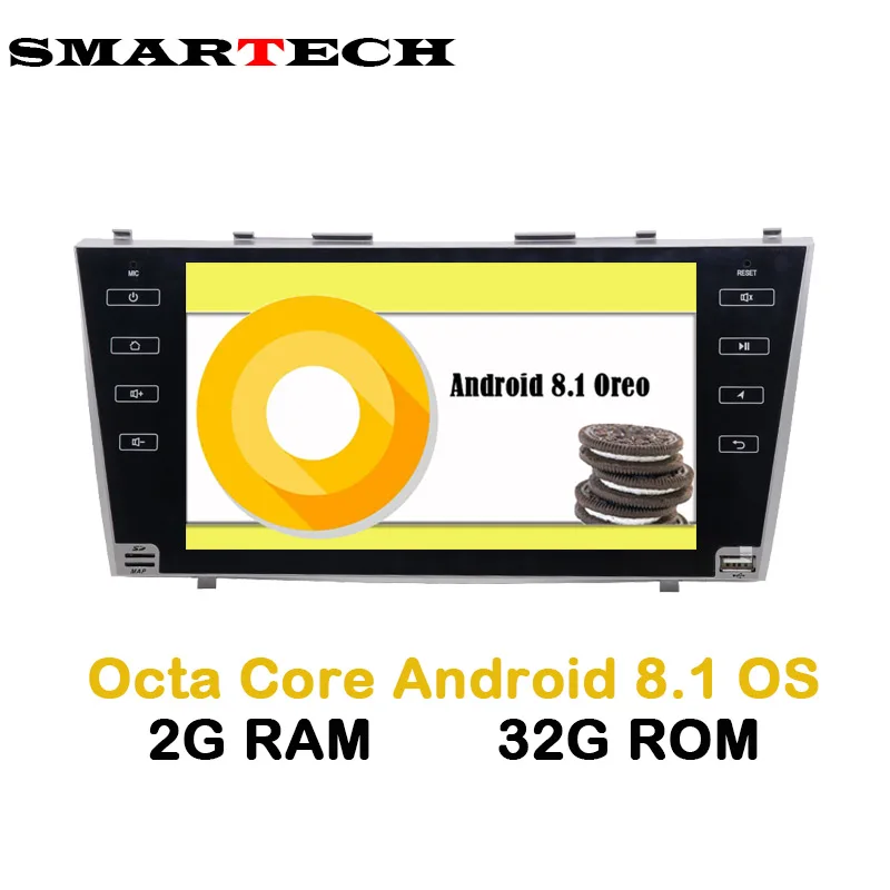 SMARTECH 2Din 8 Core 9 Inch IPS Screen Android 8.1 For TOYOTA CAMRY AURION V40 Car Multimedia Stereo Radio Wifi Google AutoRadio
SMARTECH 2Din 8 Core 9 Inch IPS Screen Android 8.1 For TOYOTA CAMRY AURION V40 Car Multimedia Stereo Radio Wifi Google AutoRadio
