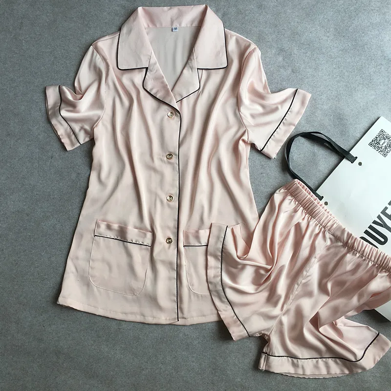 New women sexy floral embroidery square collar night clothes short sleeve calf-length pants ladies silk pajamas 3 colors options
New women sexy floral embroidery square collar night clothes short sleeve calf-length pants ladies silk pajamas 3 colors options