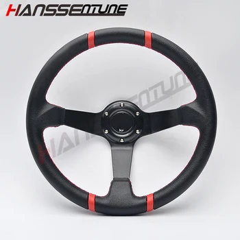14inch 350mm Deep Corn Drifting PVC Leather Steering Wheel / Universal Car Auto Racing Steering wheels
14inch 350mm Deep Corn Drifting PVC Leather Steering Wheel / Universal Car Auto Racing Steering wheels
