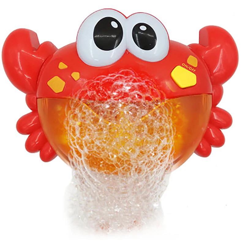 Baby Bath Toys Bubble Crabs Toys For Children Funny Bath Music Bubble Maker Bathtub Pool Swimming Soap Machine Kids Bathroom
Baby Bath Toys Bubble Crabs Toys For Children Funny Bath Music Bubble Maker Bathtub Pool Swimming Soap Machine Kids Bathroom