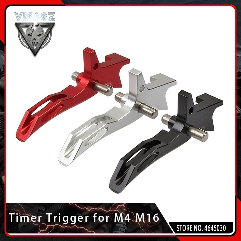 VMASZ Tactical CNC Aluminum Timer Trigger for Airsoft AEG M4 M16 Series Hunting Internal Parts IPSC Competitive Paintball Game
VMASZ Tactical CNC Aluminum Timer Trigger for Airsoft AEG M4 M16 Series Hunting Internal Parts IPSC Competitive Paintball Game