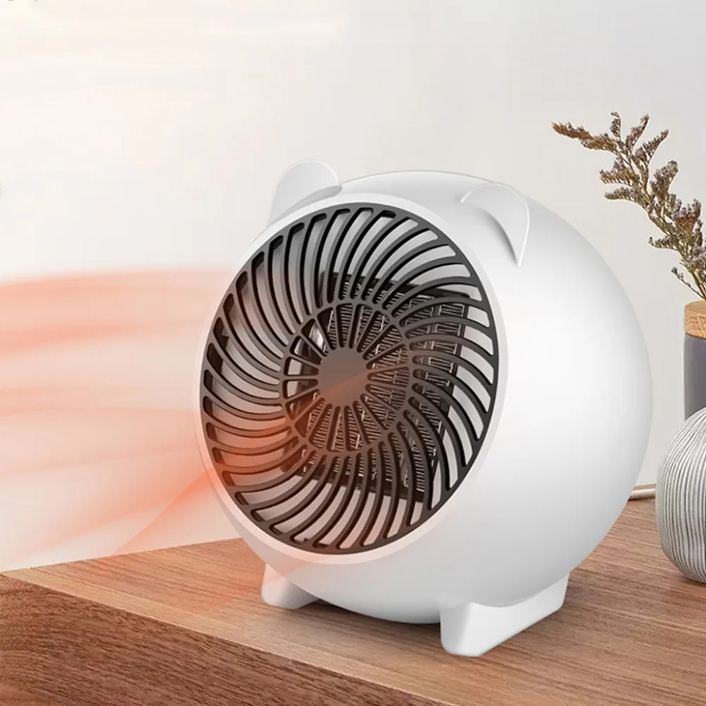Portable Fan Heater Mini Desktop Electric Heaters Personal Space Winter Warmer Fan PTC Ceramic Heating Element EU US Plug
Portable Fan Heater Mini Desktop Electric Heaters Personal Space Winter Warmer Fan PTC Ceramic Heating Element EU US Plug