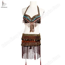 New Belly Dance Tribe Bra Hip Scarf Costume ATS Tribe Stage Performance Gypsy Accessory Tops Belt Beads Coin Tassels 2Pcs
New Belly Dance Tribe Bra Hip Scarf Costume ATS Tribe Stage Performance Gypsy Accessory Tops Belt Beads Coin Tassels 2Pcs