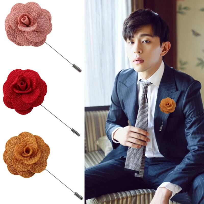 Hot Handmade Flower Brooch Pin Badge Fabric Camellia Flower Lapel X Accessories For Shirt Collar Men's Suit
Hot Handmade Flower Brooch Pin Badge Fabric Camellia Flower Lapel X Accessories For Shirt Collar Men's Suit