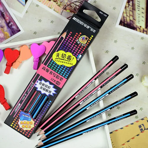 Marco 12pcs Craft Pencils Non-toxic Drawing Sketching Pencil Set for School Student Sketch Gift Stationery Art supplies freeship
Marco 12pcs Craft Pencils Non-toxic Drawing Sketching Pencil Set for School Student Sketch Gift Stationery Art supplies freeship