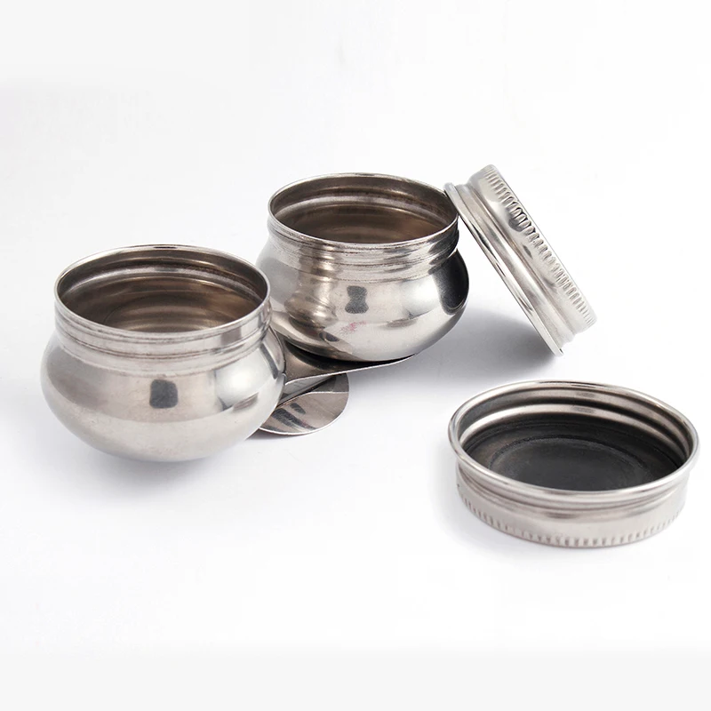 Bgln 1Piece Stainless Steel Oil Palette Single Double Hole Dipper Painting Oil Pot Oil Painting Art Supplies
Bgln 1Piece Stainless Steel Oil Palette Single Double Hole Dipper Painting Oil Pot Oil Painting Art Supplies