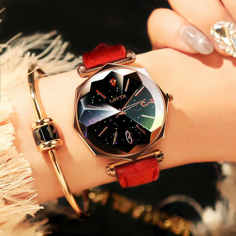 Women Starry Sky Waterproof Watch Leather Band Quartz Wristwatch Ladies Watches Casual Female Watches Luxury Brand Clock 2019
Women Starry Sky Waterproof Watch Leather Band Quartz Wristwatch Ladies Watches Casual Female Watches Luxury Brand Clock 2019