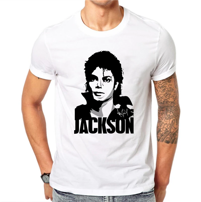 100% Cotton Simple Michael Jackson Design Men T-shirt Star Partten Male Cool Tops Hipster Style Short Sleeve Casual Tee T Shirts
100% Cotton Simple Michael Jackson Design Men T-shirt Star Partten Male Cool Tops Hipster Style Short Sleeve Casual Tee T Shirts