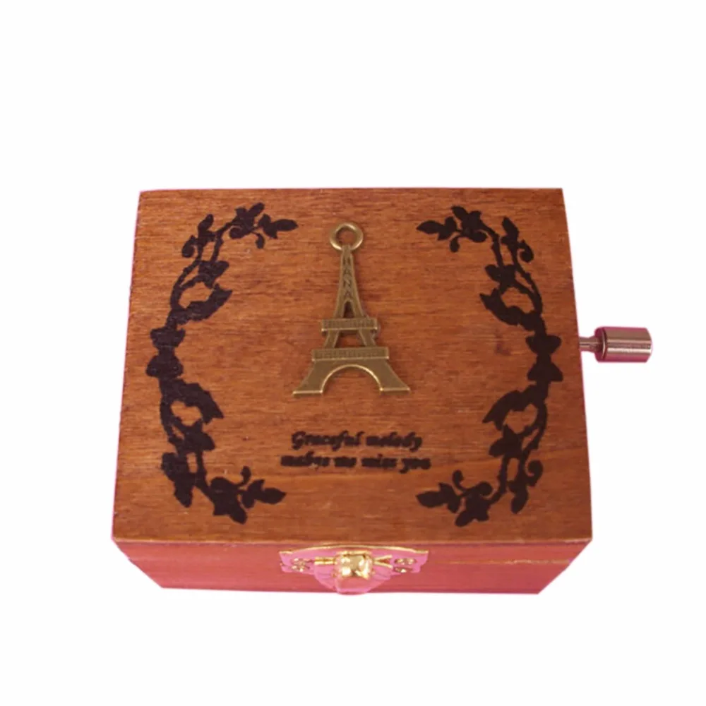 Quality Vintage Classical Square Wooden Hand Crank Exquisite Retro Music Box Gifts Hot Elephant Paris Tower Dancing Girl Owl
Quality Vintage Classical Square Wooden Hand Crank Exquisite Retro Music Box Gifts Hot Elephant Paris Tower Dancing Girl Owl