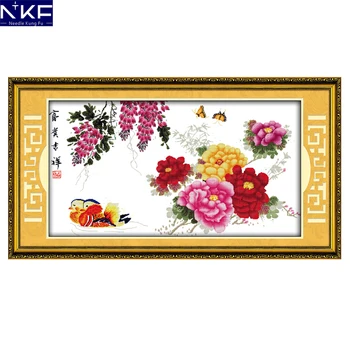 NKF Wealth and Luck Pattern DIY Kits Needlework Counted China Cross Stitch Kits for Embroidery Cross Crafts Cross Stitch Sets
NKF Wealth and Luck Pattern DIY Kits Needlework Counted China Cross Stitch Kits for Embroidery Cross Crafts Cross Stitch Sets