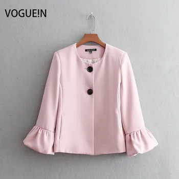 VOGUEIN New Womens Elegant Pink Flare Sleeve Short Suit Coat Outwear Wholesale
VOGUEIN New Womens Elegant Pink Flare Sleeve Short Suit Coat Outwear Wholesale
