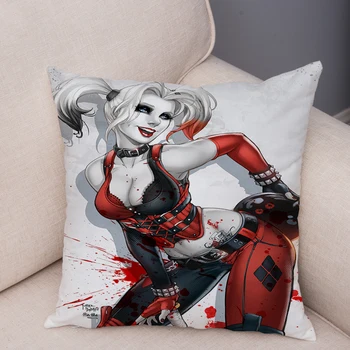 Sexy Girl Cartoon Female Marvel Suicide Squad Harley Quinn Cushion Cover Decor Pillow Case Pillowcase for Sofa Plush 45x45cm
Sexy Girl Cartoon Female Marvel Suicide Squad Harley Quinn Cushion Cover Decor Pillow Case Pillowcase for Sofa Plush 45x45cm