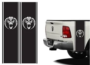 For Rear 2xBed Stripes Vinyl Graphic bones Wicked skull Universal truck pick up wheel Car Styling
For Rear 2xBed Stripes Vinyl Graphic bones Wicked skull Universal truck pick up wheel Car Styling