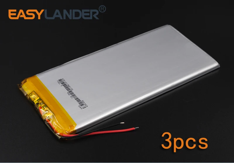 

3.7V 3900mAh Rechargeable li Polymer Li-ion Battery For Tablet MID panel E-Book Power Bank Portable Consumer 4563135