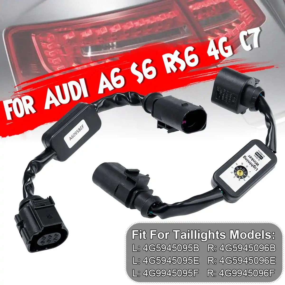 2x Dynamic Turn Signal Indicator LED Taillight Add-on Module Cable Wire Harness For AUDI A6 S6 RS6 4G C7 Left&Right Tail Light
2x Dynamic Turn Signal Indicator LED Taillight Add-on Module Cable Wire Harness For AUDI A6 S6 RS6 4G C7 Left&Right Tail Light