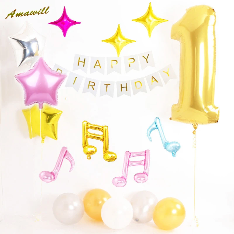 Amwaill First Birthday Party 1st Birthday Decorations Gold Number One Balloon Happy Birthday Bunting Banner Baby Party Supplies
Amwaill First Birthday Party 1st Birthday Decorations Gold Number One Balloon Happy Birthday Bunting Banner Baby Party Supplies