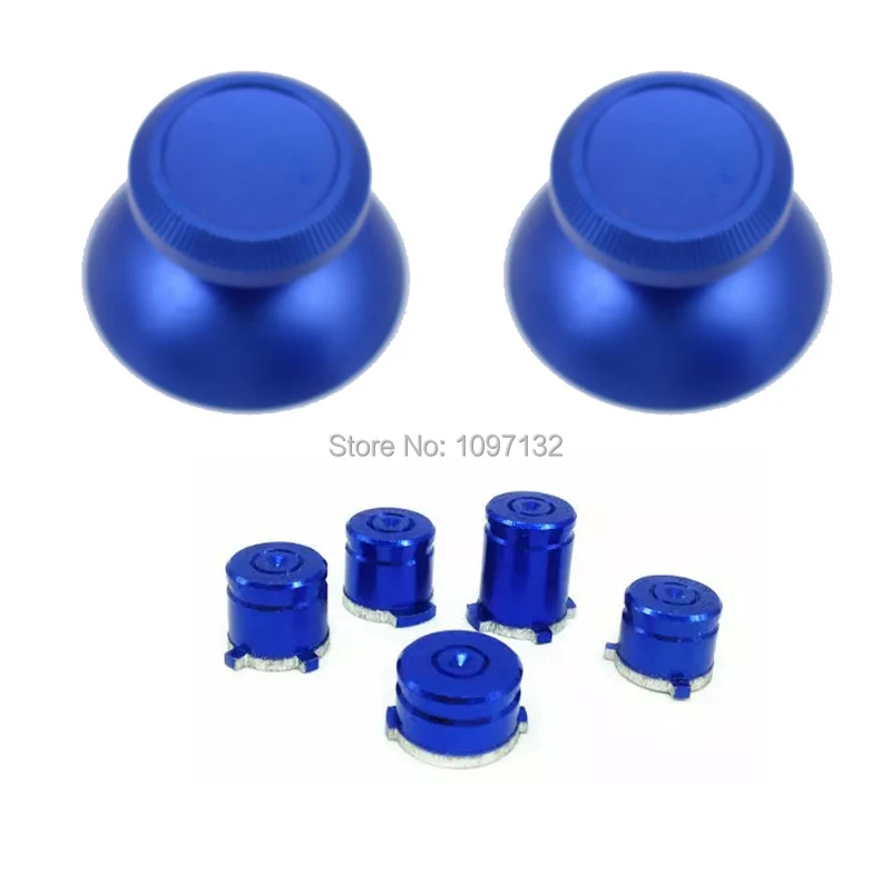 Aluminium Alloy Metal Joystick Mushroom Caps 9mm Bullet Shape Button set for Xbox Onexboone Controller Gamepad (4)
