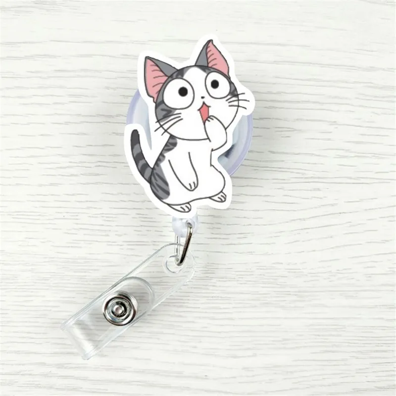 Cute Cat Retractable Badge Reel Carrot Milk Clip Student Nurse Exhibition ID Name Card Badge Holder Office Supplies
Cute Cat Retractable Badge Reel Carrot Milk Clip Student Nurse Exhibition ID Name Card Badge Holder Office Supplies