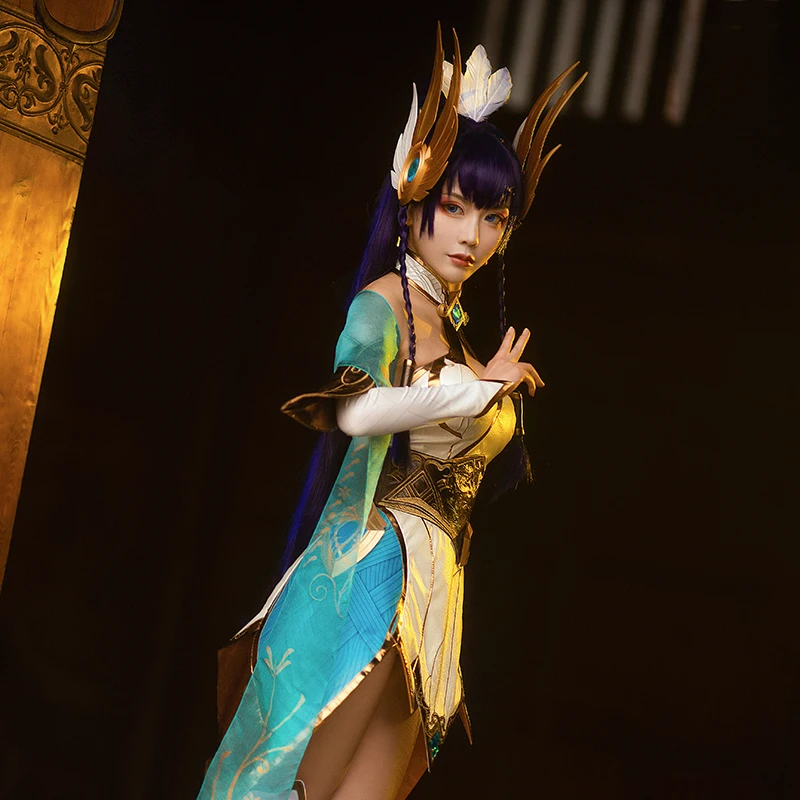 Anime! Game LOL Irelia The Blade Dancer Jade Sword Legend Skin Gothic Sexy Dress Uniform Cosplay Costume Halloween Free Shipping
Anime! Game LOL Irelia The Blade Dancer Jade Sword Legend Skin Gothic Sexy Dress Uniform Cosplay Costume Halloween Free Shipping