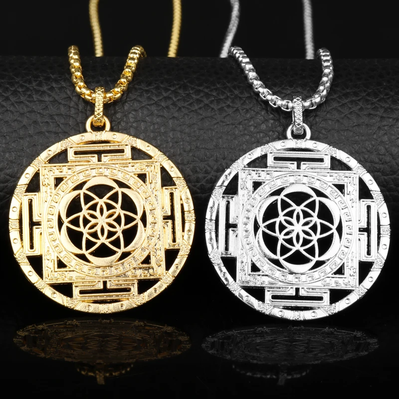 dongsheng Fashion Hollow Out Gold Silver Flower of Life Necklaces & Pendants Tone Mandala Sacred Geometry Jewelry -30
dongsheng Fashion Hollow Out Gold Silver Flower of Life Necklaces & Pendants Tone Mandala Sacred Geometry Jewelry -30