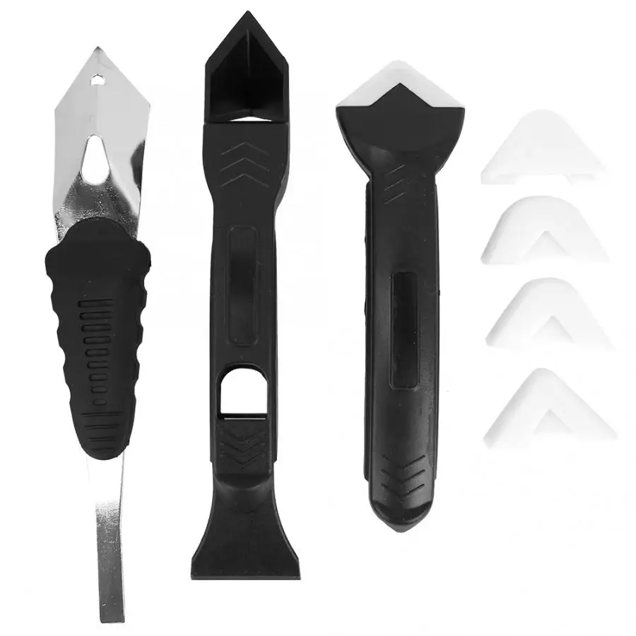 3 in 1 Caulk Tools Kit Silicone Sealant Remover Shovel Glass Cement Caulking Scraper Caulking Tool
3 in 1 Caulk Tools Kit Silicone Sealant Remover Shovel Glass Cement Caulking Scraper Caulking Tool