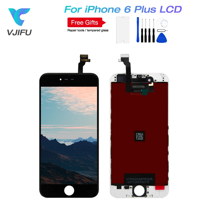 VJIFU For iPhone 6 plus LCD 100% Good Working Touch Screen Digitizer Display Assembly For iPhone 6 Plus Free Shipping+Gifts
VJIFU For iPhone 6 plus LCD 100% Good Working Touch Screen Digitizer Display Assembly For iPhone 6 Plus Free Shipping+Gifts