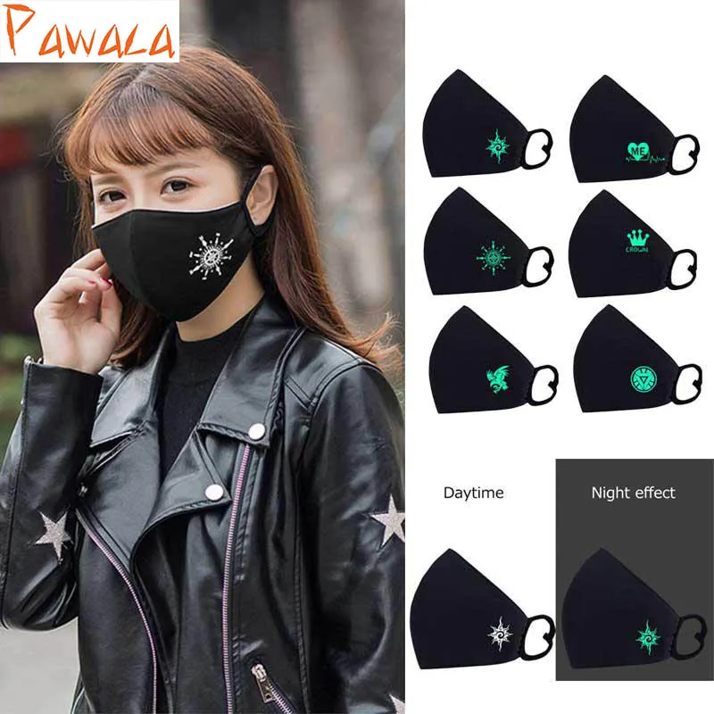 Cycling Mask Dust Smog Windproof MTB Road Bike Bicycle Illuminate Half Face Mask Riding Running Sports Mask