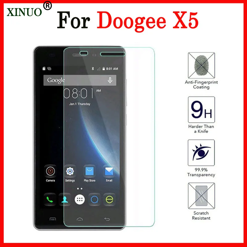 

Tempered Glass For Doogee X5 Case Screen Protector For Doogee X5 X 5 Glass Film Protective Premium Cover Phone Anti-Explosion