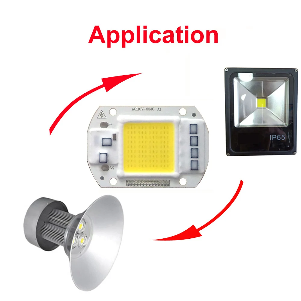 5PCS/LOT LED COB Chip Lamp 20W 30W 50W AC110V 220V IP65 Smart IC Fit For DIY LED Floodlight Street lamp Cold White Warm White
5PCS/LOT LED COB Chip Lamp 20W 30W 50W AC110V 220V IP65 Smart IC Fit For DIY LED Floodlight Street lamp Cold White Warm White
