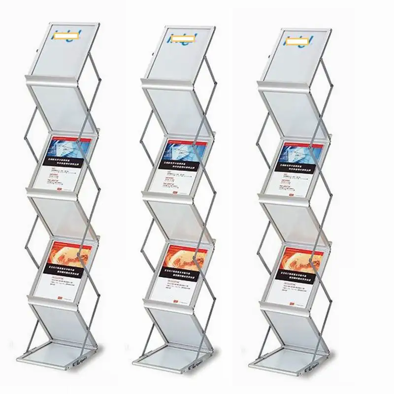 Wholesale 4 Sets A4 Show Display Stand Folding Literature Brochure Rack Exhibition Leaflet Holder Tool Book Case
Wholesale 4 Sets A4 Show Display Stand Folding Literature Brochure Rack Exhibition Leaflet Holder Tool Book Case