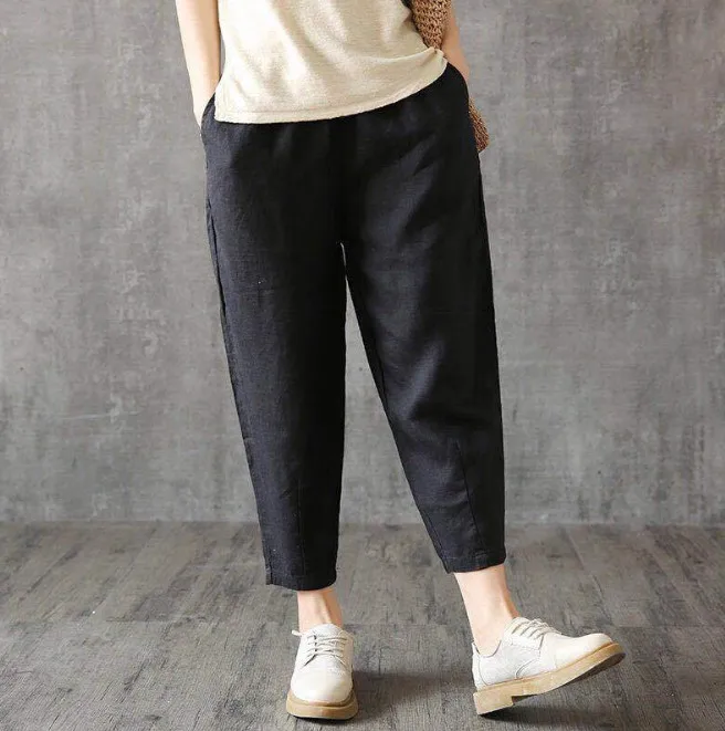 Womens Harlan Pants Casual M - 5XL Cotton Linen Casual Pants Summer Harem Wide Leg Trousers ouc468b
Womens Harlan Pants Casual M - 5XL Cotton Linen Casual Pants Summer Harem Wide Leg Trousers ouc468b