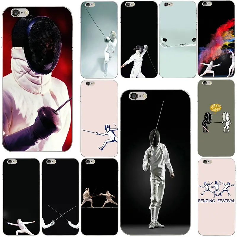 Soft TPU Silicone Transparent Phone Cases for iphone 4 4s 5 5s se 6 6s plus 7 7plus 8 8plus X XR XS Max Shell Bags Sport Fencing
Soft TPU Silicone Transparent Phone Cases for iphone 4 4s 5 5s se 6 6s plus 7 7plus 8 8plus X XR XS Max Shell Bags Sport Fencing