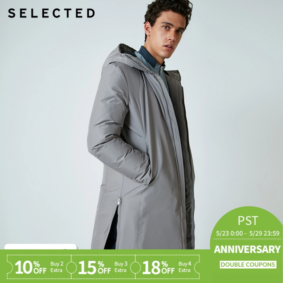 SELECTED Men's Down Jacket Medium Style Hooded Duck Coat Winter Clothes S|418412507
SELECTED Men's Down Jacket Medium Style Hooded Duck Coat Winter Clothes S|418412507