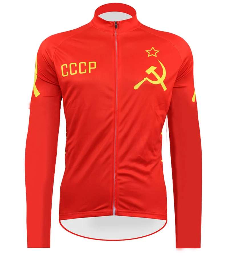 Maillot ciclisno hombre Spring CCCP long sleeve cycling jersey men sport wear bicycle ropa ciclismo mtb bike cycling clothing
Maillot ciclisno hombre Spring CCCP long sleeve cycling jersey men sport wear bicycle ropa ciclismo mtb bike cycling clothing