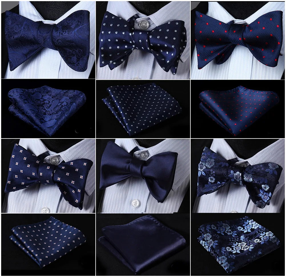 Bow Tie Handkerchief Men's Navy Blue Self Bow Tie Set Woven Silk Plaid Party Wedding
Bow Tie Handkerchief Men's Navy Blue Self Bow Tie Set Woven Silk Plaid Party Wedding