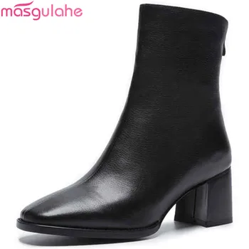 Masgulahe fashion hot sale new ankle boots for women square toe zip genuine leather boots thick high heels autumn winter boots
Masgulahe fashion hot sale new ankle boots for women square toe zip genuine leather boots thick high heels autumn winter boots