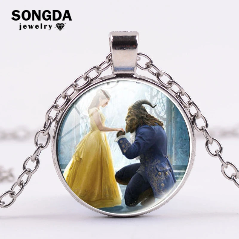 SONGDA Beauty and the Beast Handmade Movies Jewelry Belle Princess Glass Cabochon Necklace Party Favors Birthday Gift for Kids
SONGDA Beauty and the Beast Handmade Movies Jewelry Belle Princess Glass Cabochon Necklace Party Favors Birthday Gift for Kids