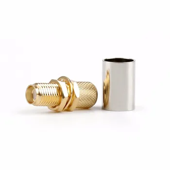 Areyourshop SMA Female Bulkhead Crimp For RG5 RG6 LMR300 RG304 Cable Straight Connector 10pcs 50ohm
Areyourshop SMA Female Bulkhead Crimp For RG5 RG6 LMR300 RG304 Cable Straight Connector 10pcs 50ohm