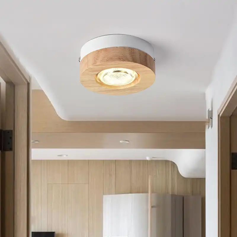 Modern Led Ceiling Lights Wooden Ceiling Lamp For Corridor