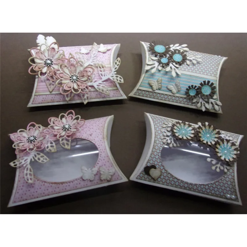YaMinSanNiO Pillow Box Metal Cutting Dies 3D Flowers Decor Box Dies Scrapbooking for Card Making Embossing Cuts New Craft 2019
YaMinSanNiO Pillow Box Metal Cutting Dies 3D Flowers Decor Box Dies Scrapbooking for Card Making Embossing Cuts New Craft 2019