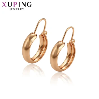 Xuping Earrings for Women European Style Rose Gold Color Plated Jewelry Round Design Christmas Gifts 97492
Xuping Earrings for Women European Style Rose Gold Color Plated Jewelry Round Design Christmas Gifts 97492