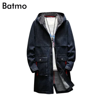 BATMO 2019 new arrival autumn high quality cotton denim hooded trench coat men,men's denim casual jackets ,plus-size S-5XL,F8030
BATMO 2019 new arrival autumn high quality cotton denim hooded trench coat men,men's denim casual jackets ,plus-size S-5XL,F8030