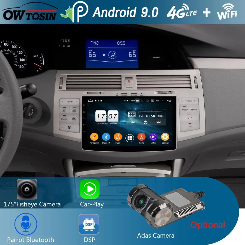 9" IPS 8Core Android 9.0 4G+64G Car Radio GPS Multimedia Player For Toyota Avalon 2006 2007 2008 2009 2010 DSP CarPlay Parrot BT
9" IPS 8Core Android 9.0 4G+64G Car Radio GPS Multimedia Player For Toyota Avalon 2006 2007 2008 2009 2010 DSP CarPlay Parrot BT
