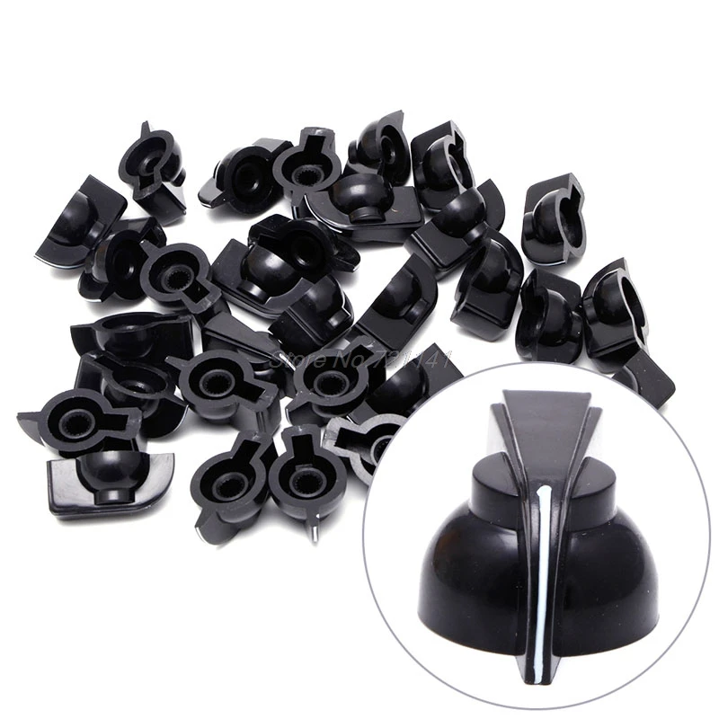 Plastic Rotary Switch 1/4 Big Chicken Head Knob Potentiometer Cap Black Guitar Knob Dropship
Plastic Rotary Switch 1/4 Big Chicken Head Knob Potentiometer Cap Black Guitar Knob Dropship